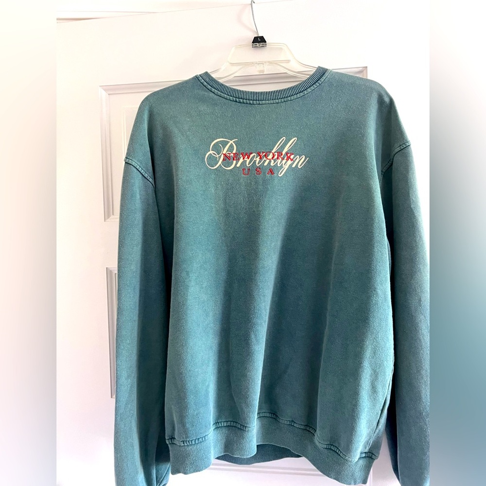 Brooklyn Newyork oversized crewneck